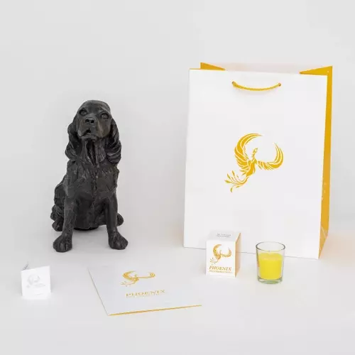 Cocker spaniel sales ashes urn